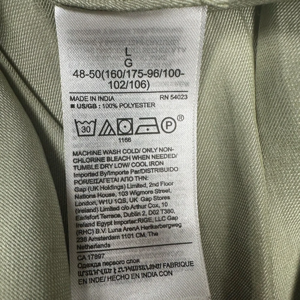 Banana Republic Olive Green Dillon Long Sleeve Button-Up Shirt – Size L